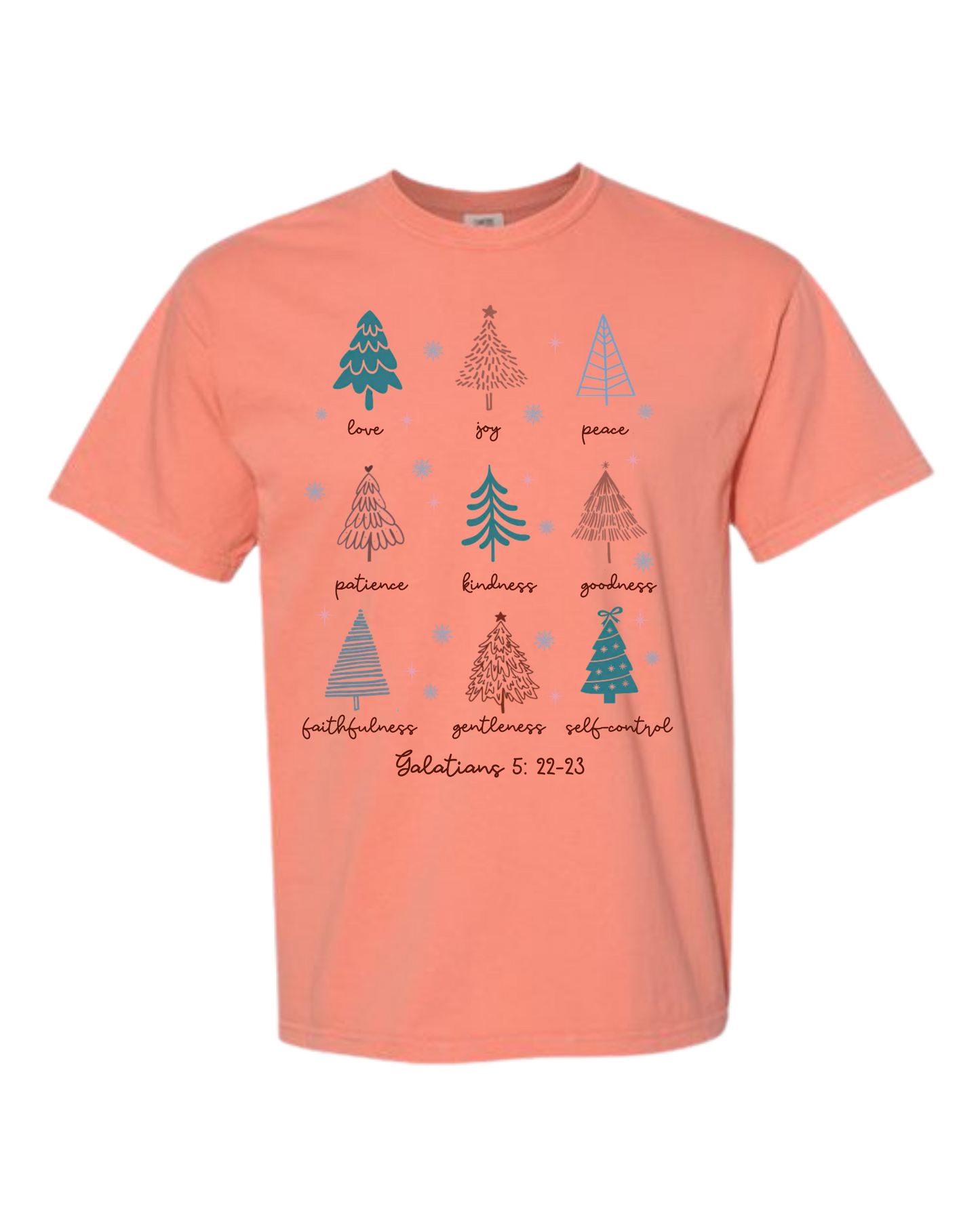 Galatians 5 - Comfort Colors - Heavyweight Unisex Tee - Yellows, Oranges