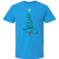 Jesus Tree - Comfort Colors - Heavyweight Unisex Tee - Blues