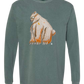 Muscle Bear - Comfort Colors - Heavyweight Long Sleeve Tee - Blues & Greens