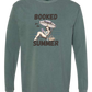 Booked for the Summer - Comfort Colors - Heavyweight Long Sleeve Tee - Blues & Greens