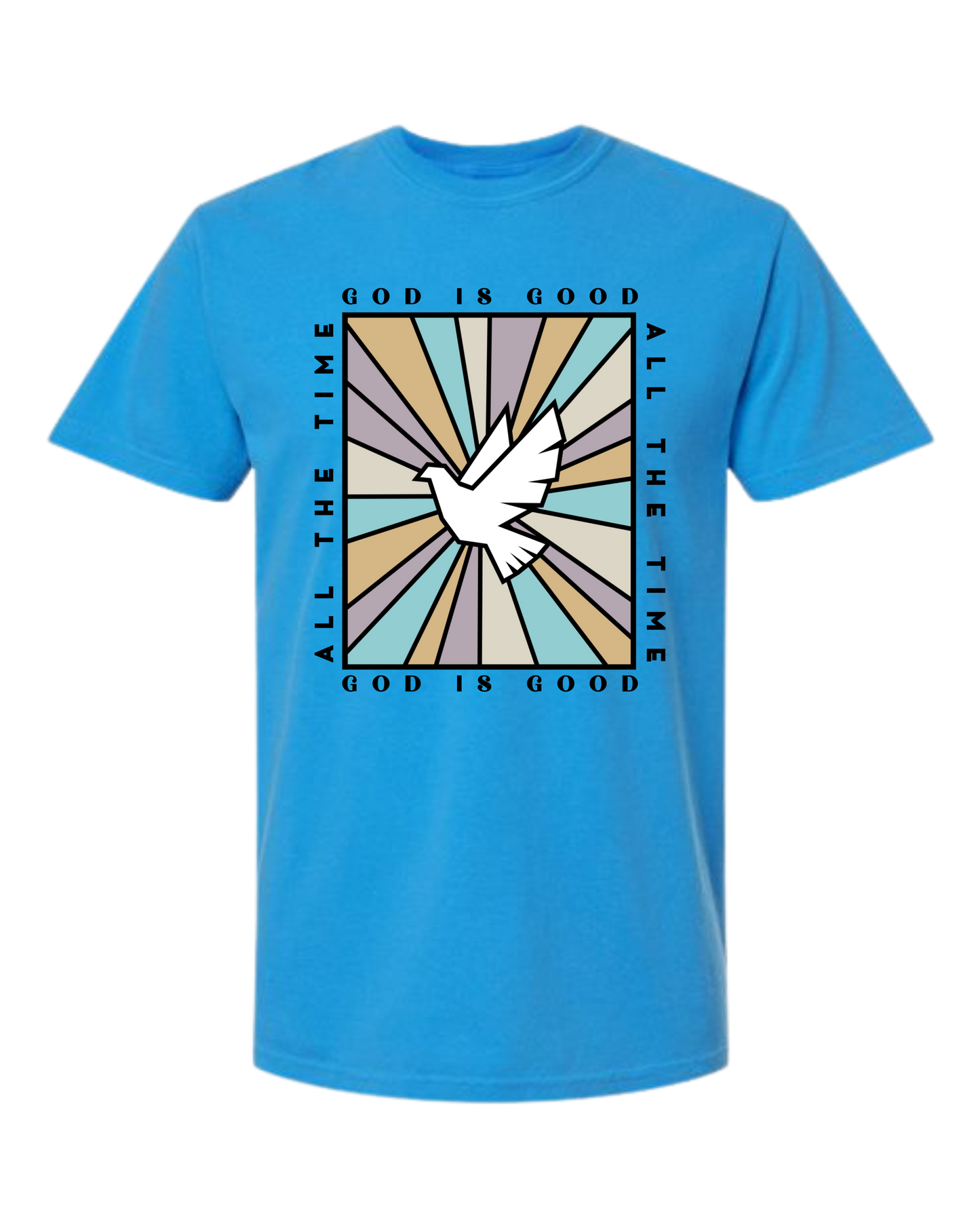 God Is Good - Comfort Colors - Heavyweight Unisex Tee - Blues