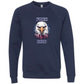 Free Bird - Sponge Fleece Raglan Sweatshirt - Blues, Greens, Purple, and Black