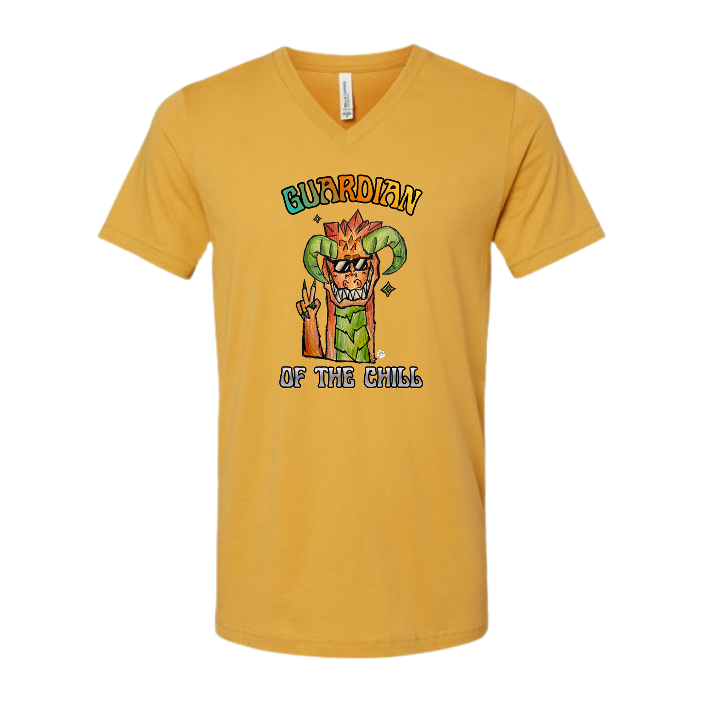 Guardian of The Chill - Bella+Canvas - Unisex V-Neck - Assorted Colors