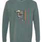 Dragon Energy - Comfort Colors - Heavyweight Long Sleeve Tee - Blues & Greens