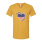 One Nation One Heart - Bella+Canvas - Unisex V-Neck - Assorted Colors