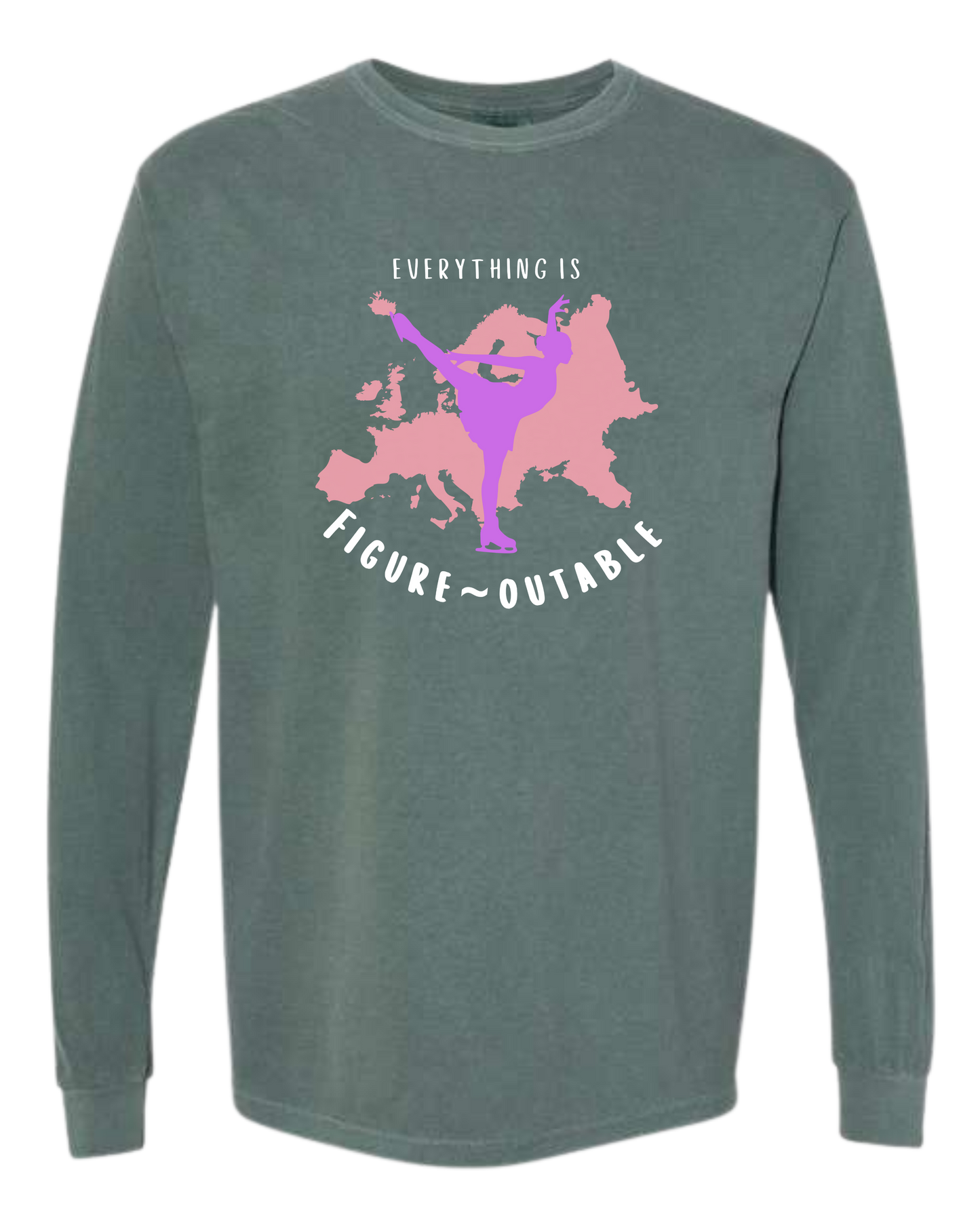 Bristol - Comfort Colors - Heavyweight Long Sleeve Tee - Blues & Greens