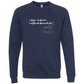 I don't rise & shine I caffeinate & coordinate - Sponge Fleece Raglan Sweatshirt - Blues, Greens, Purple, and Black