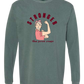 Stronger Than Period Cramps - Comfort Colors - Heavyweight Long Sleeve Tee - Blues & Greens