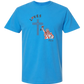 Loves Jesus & America too - Comfort Colors - Heavyweight Unisex Tee - Blues