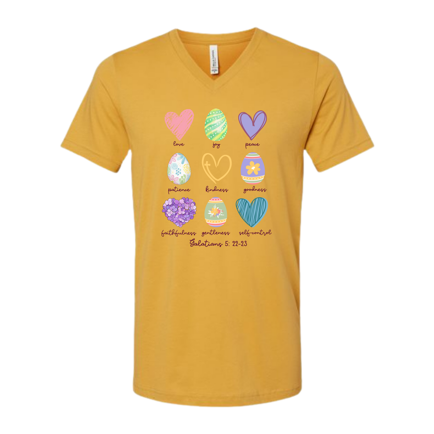 Galatians 5 - Easter - Bella+Canvas - Unisex V-Neck - Assorted Colors
