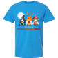 Happy HalloThanksMas Gnomes - Comfort Colors - Heavyweight Unisex Tee - Blues