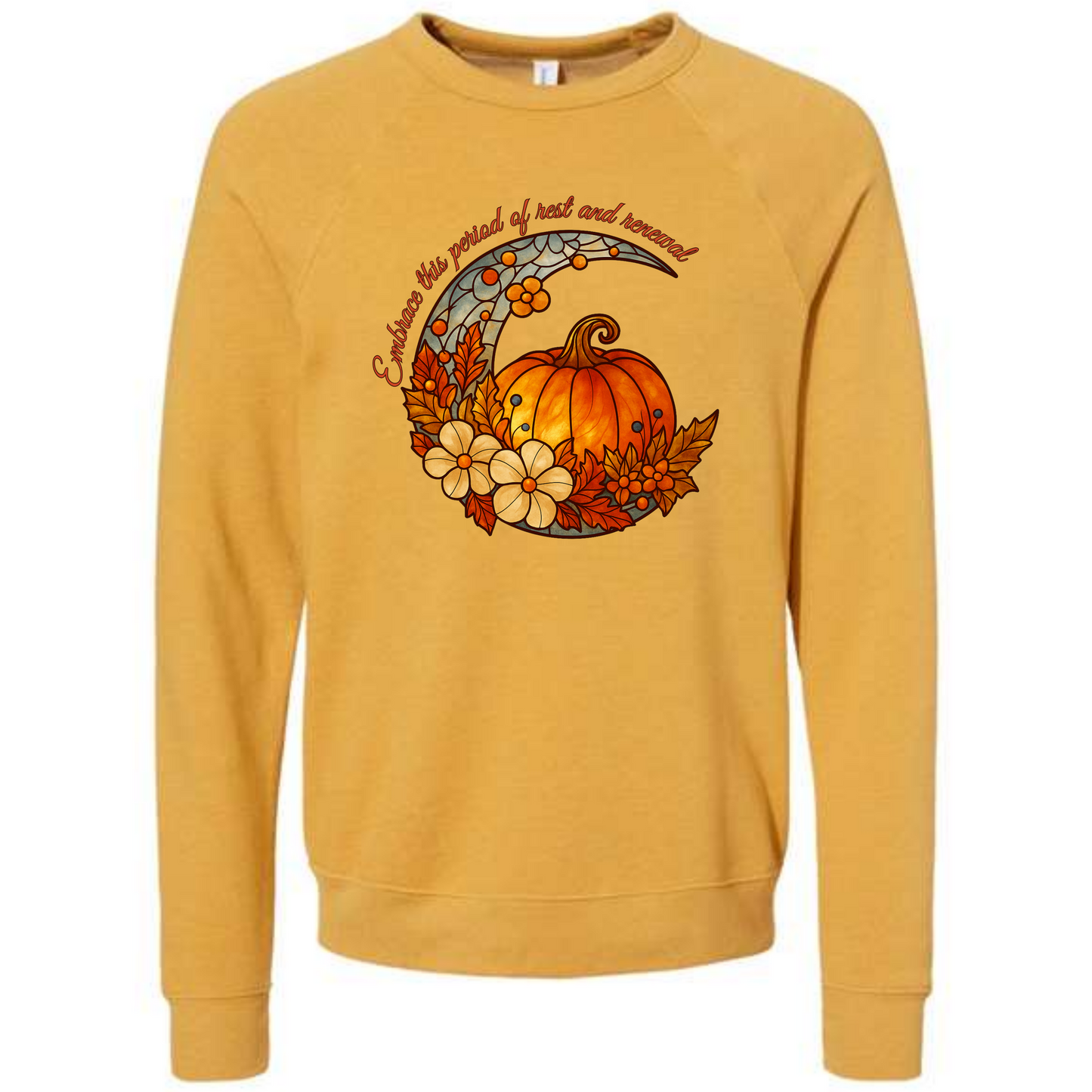 Rest and Renewal - Sponge Fleece Raglan Sweatshirt - Assorted Colors