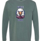 Free Bird - Comfort Colors - Heavyweight Long Sleeve Tee - Blues & Greens