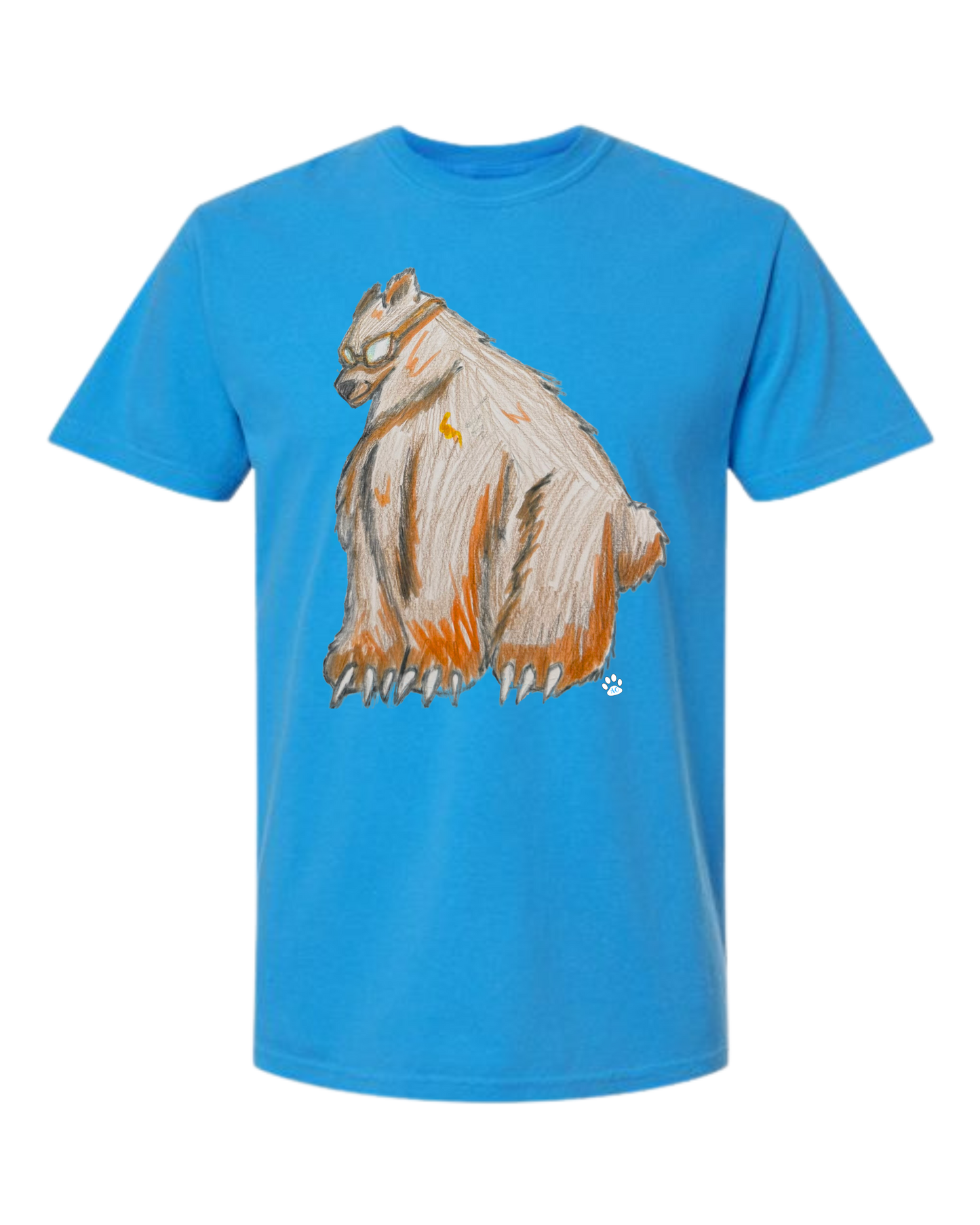 Muscle Bear - Comfort Colors - Heavyweight Unisex Tee - Blues