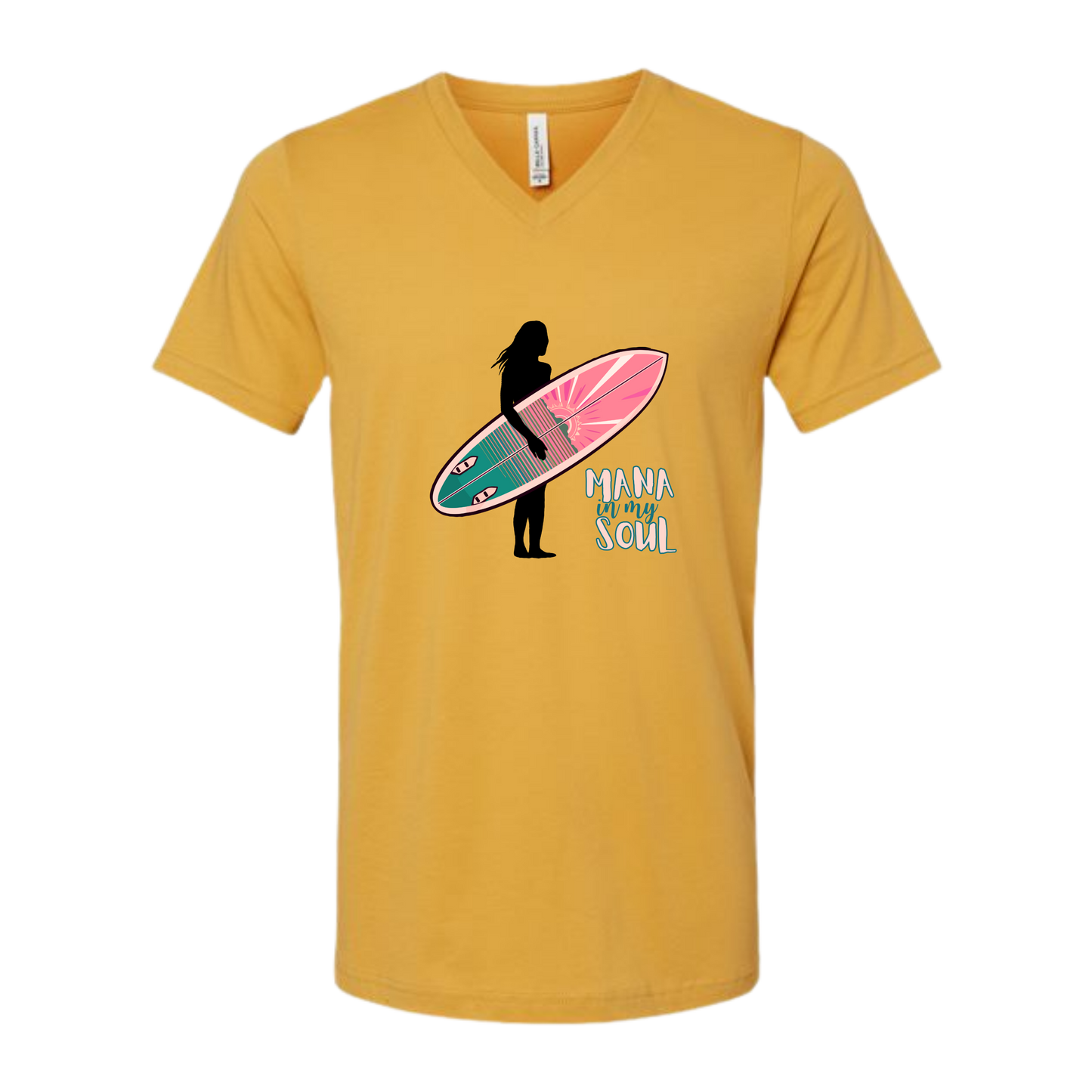 Mana in My Soul - Bella+Canvas - Unisex V-Neck - Assorted Colors
