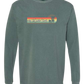 On Island Time - Comfort Colors - Heavyweight Long Sleeve Tee - Blues & Greens
