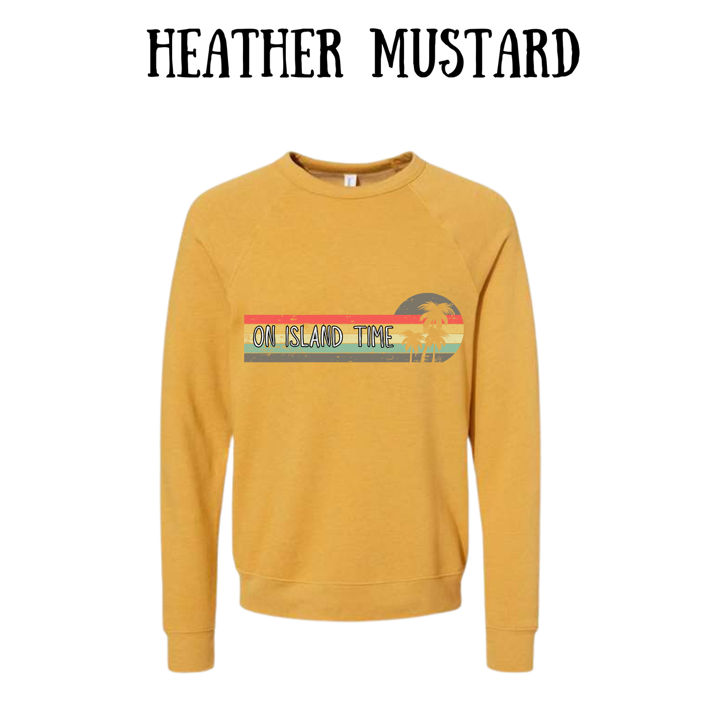 VP - On Island Time - Sponge Fleece Raglan Sweatshirt - Assorted Colors