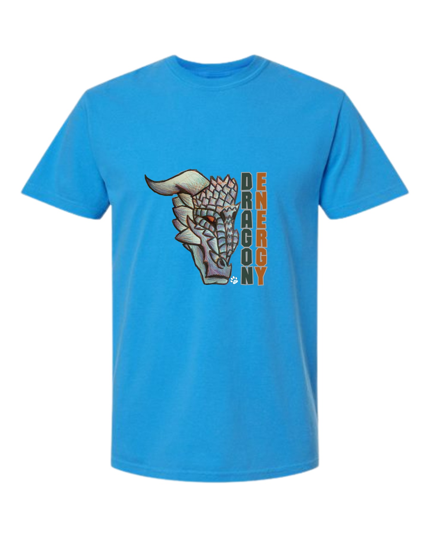 Dragon Energy - Comfort Colors - Heavyweight Unisex Tee - Blues