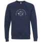 On Cruise Control - Sponge Fleece Raglan Sweatshirt - Blues, Greens, Purple, and Black