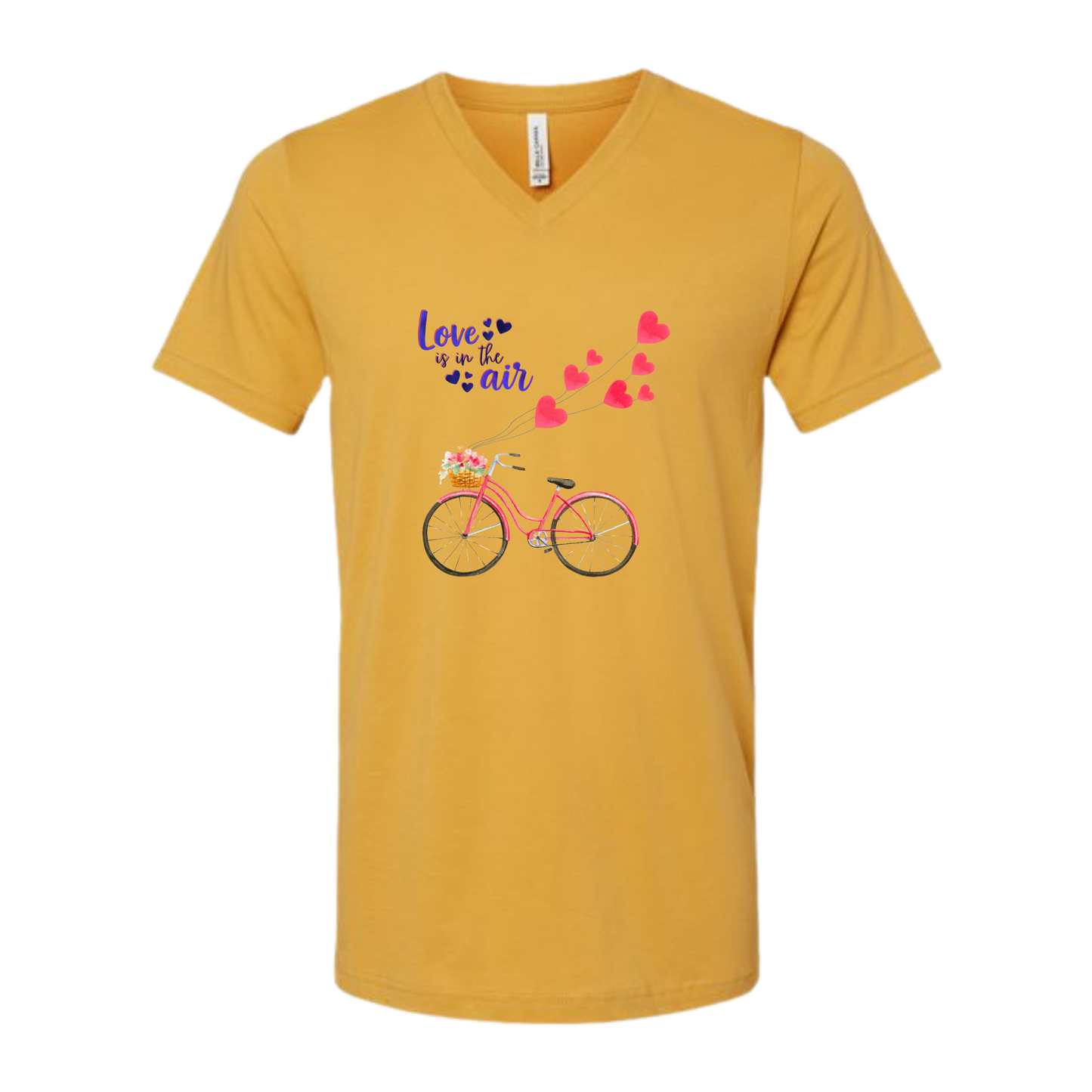 Love is in the Air - Bella+Canvas - Unisex V-Neck - Assorted Colors