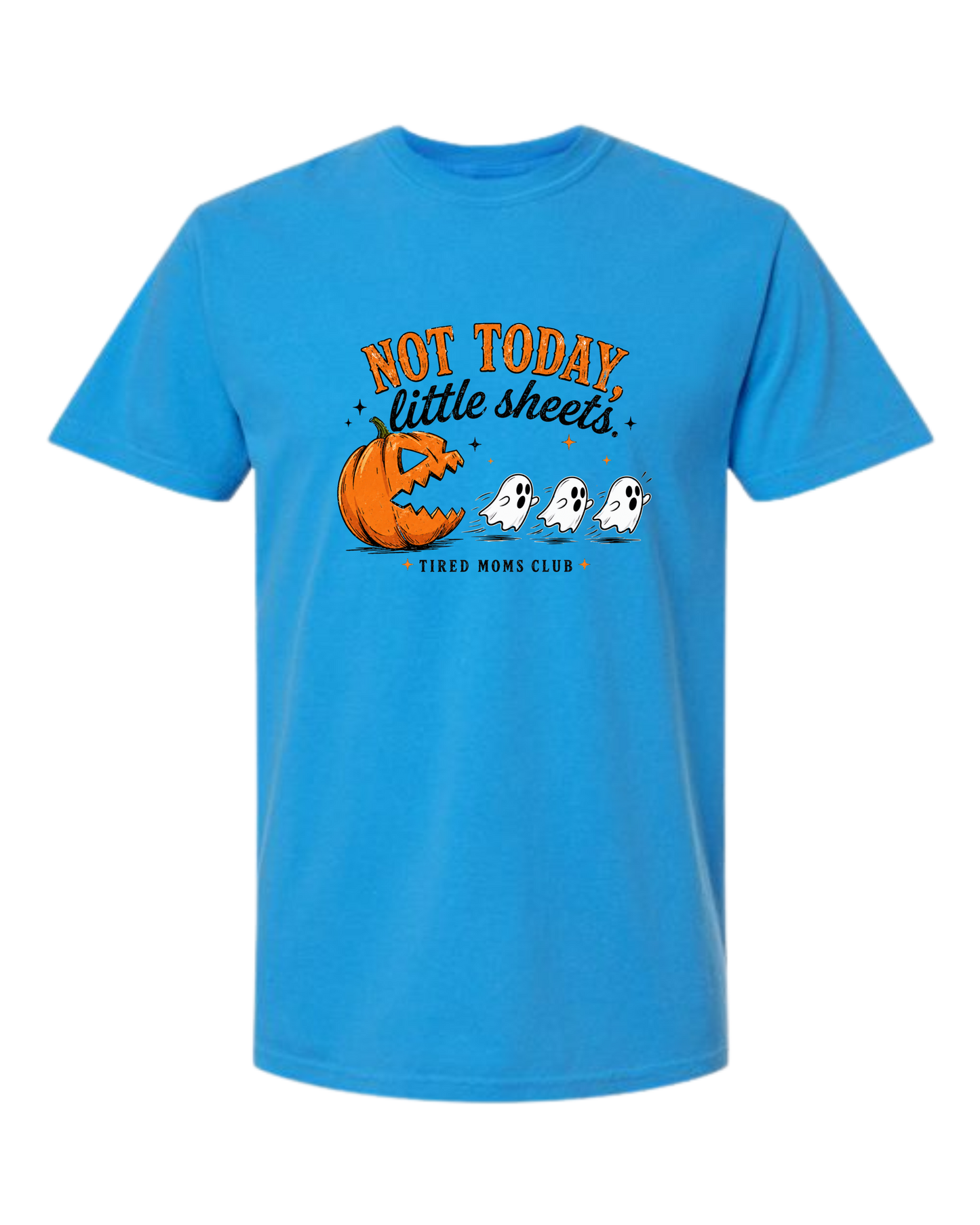 Not Today, Little Sheets - Comfort Colors - Heavyweight Unisex Tee - Blues