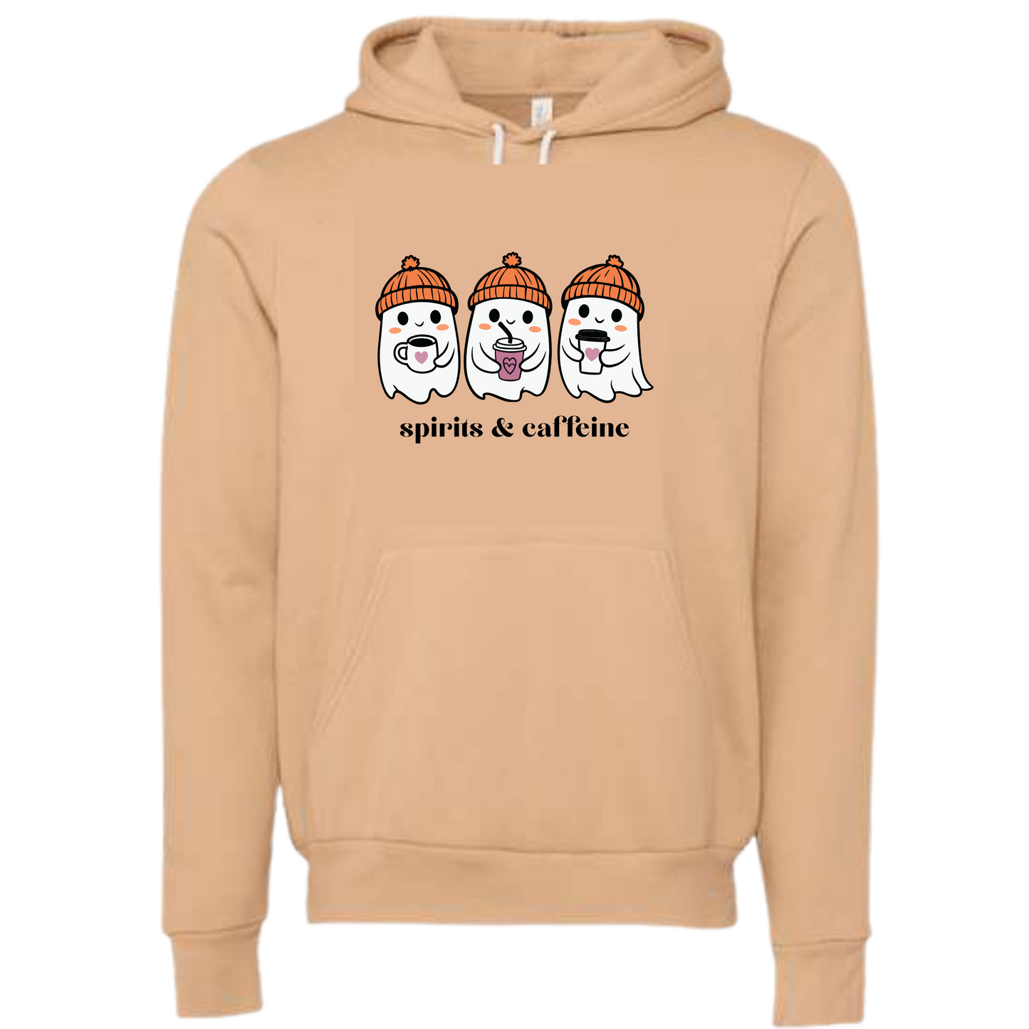 HP - Spirits & Caffeine - Sponge Fleece Hoodie - Greens, Neutrals