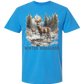 Winter Woodland - Comfort Colors - Heavyweight Unisex Tee - Blues