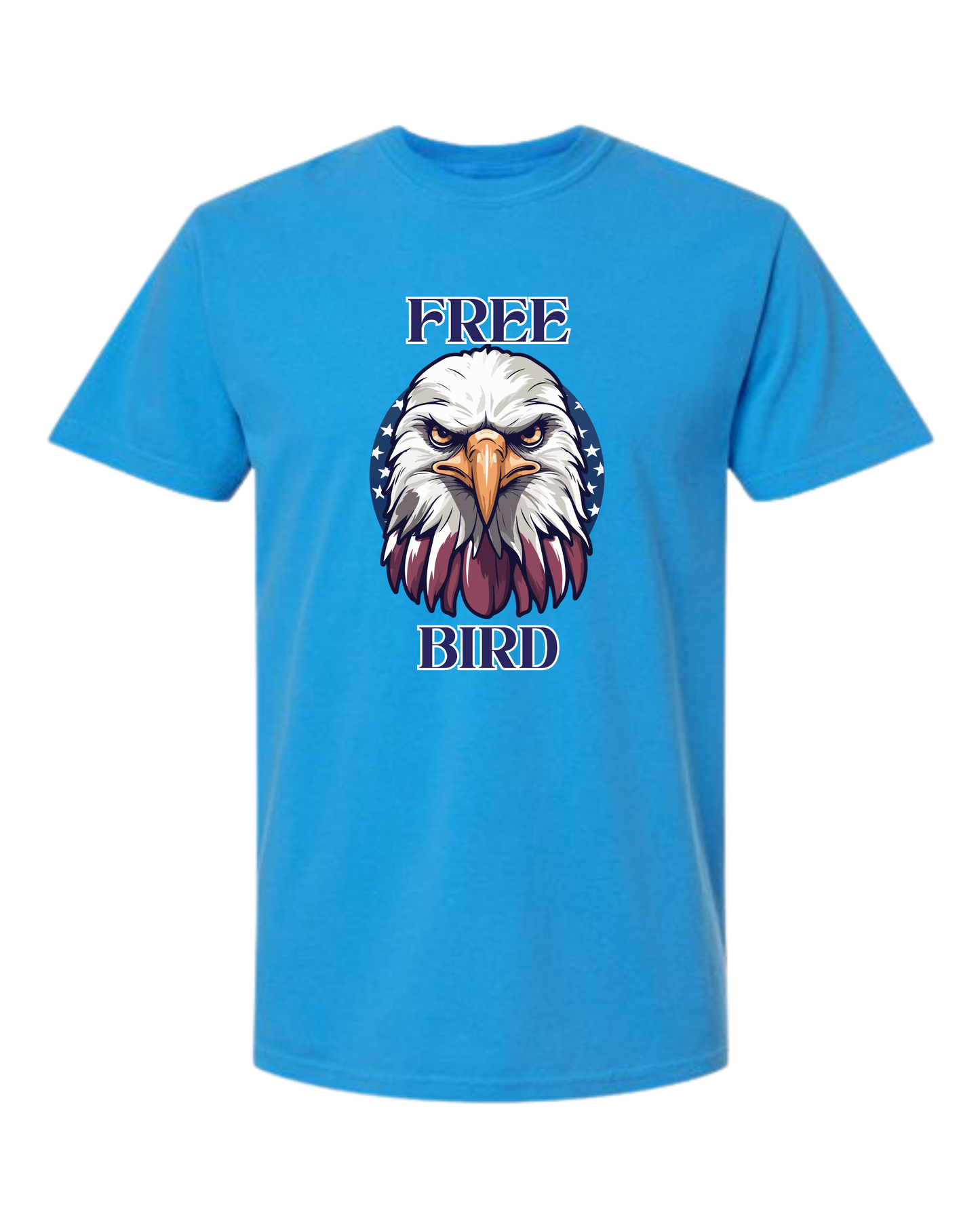 Free Bird - Comfort Colors - Heavyweight Unisex Tee - Blues