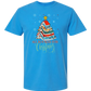 All Booked For Christmas - Comfort Colors - Heavyweight Unisex Tee - Blues