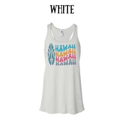 VP - Hawaii - Women's Flowy Racerback Tank