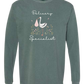 Delivery Specialist - Comfort Colors - Heavyweight Long Sleeve Tee - Blues & Greens