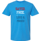 Saved. Free. Loud & Proud - Comfort Colors - Heavyweight Unisex Tee - Blues