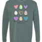 Galatians 5 - Easter - Comfort Colors - Heavyweight Long Sleeve Tee - Blues & Greens
