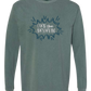 Own the Awkward - Comfort Colors - Heavyweight Long Sleeve Tee - Blues & Greens
