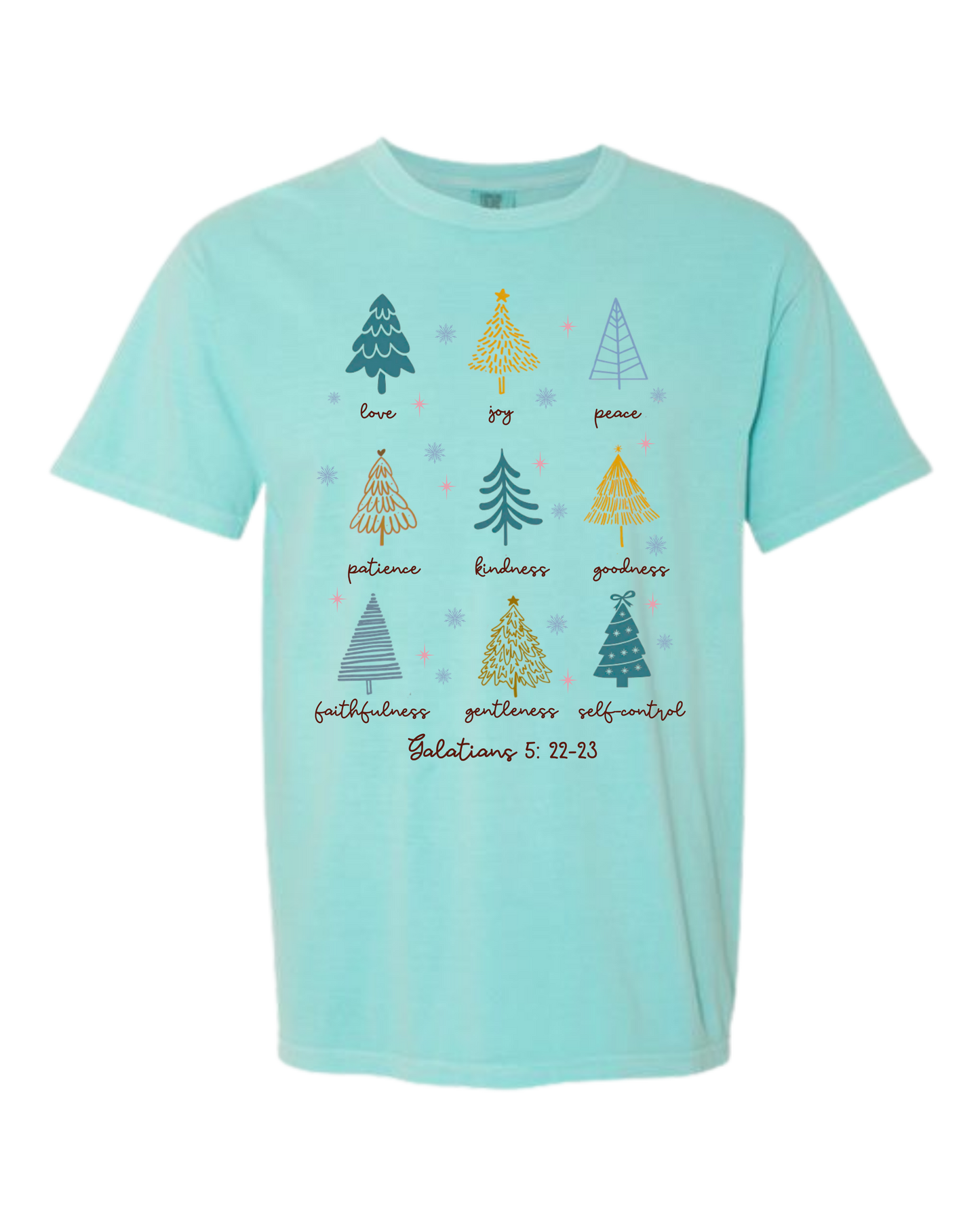 Galatians 5 - Comfort Colors - Heavyweight Unisex Tee - Greens