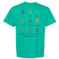Galatians 5 - Comfort Colors - Heavyweight Unisex Tee - Greens