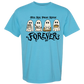 Sourdough Ghosties - Comfort Colors - Heavyweight Unisex Tee - Blues