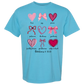 Galatians 5 - Valentines - Comfort Colors - Heavyweight Unisex Tee - Blues