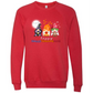 Happy Hallothanksmas Gnomes - Sponge Fleece Raglan Sweatshirt - Assorted Colors
