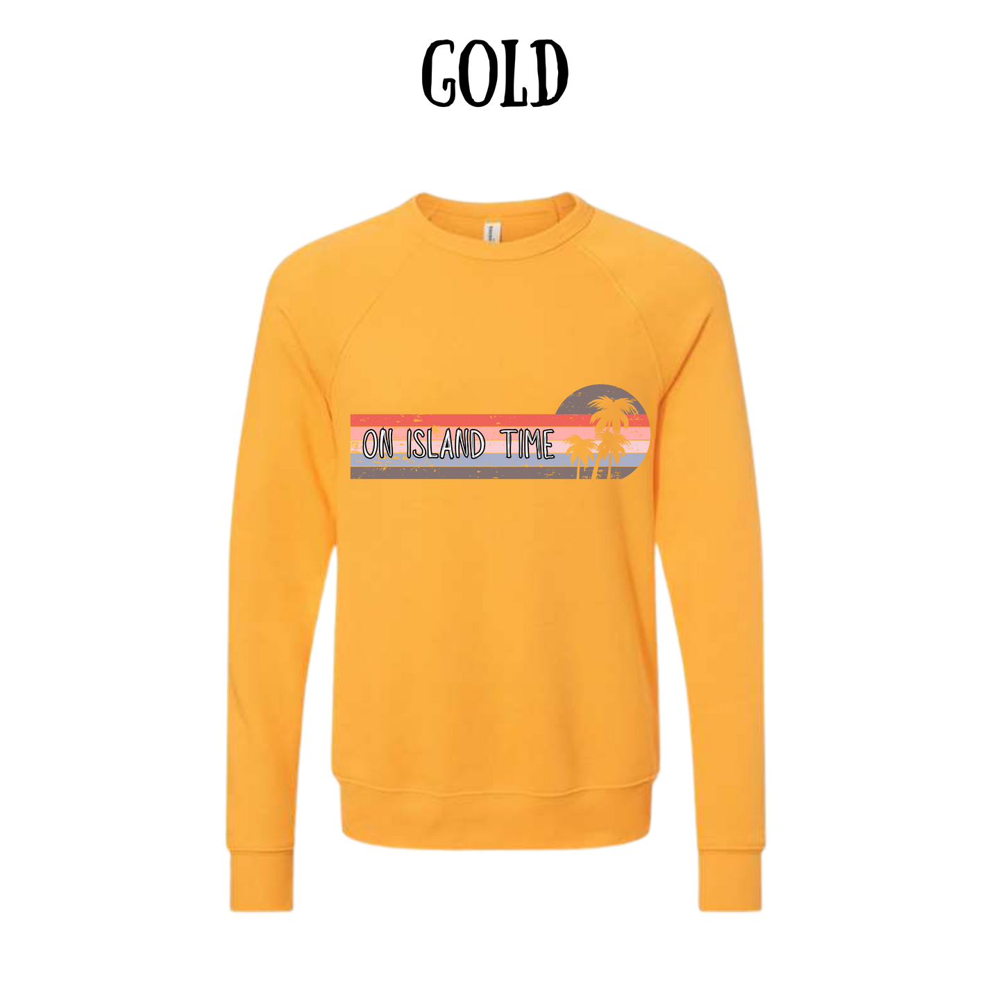 VP - On Island Time - Sponge Fleece Raglan Sweatshirt - Assorted Colors