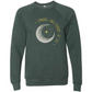 Embrace Each Period of Life - Sponge Fleece Raglan Sweatshirt - Blues, Greens, Purple, and Black