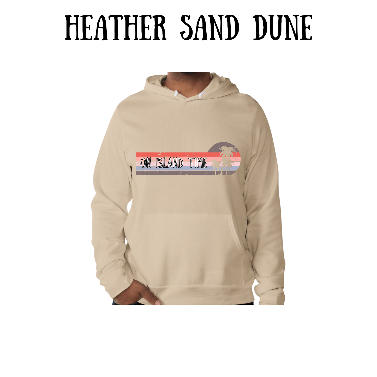 VP - On Island Time - Sponge Fleece Hoodie - Greens, Neutrals