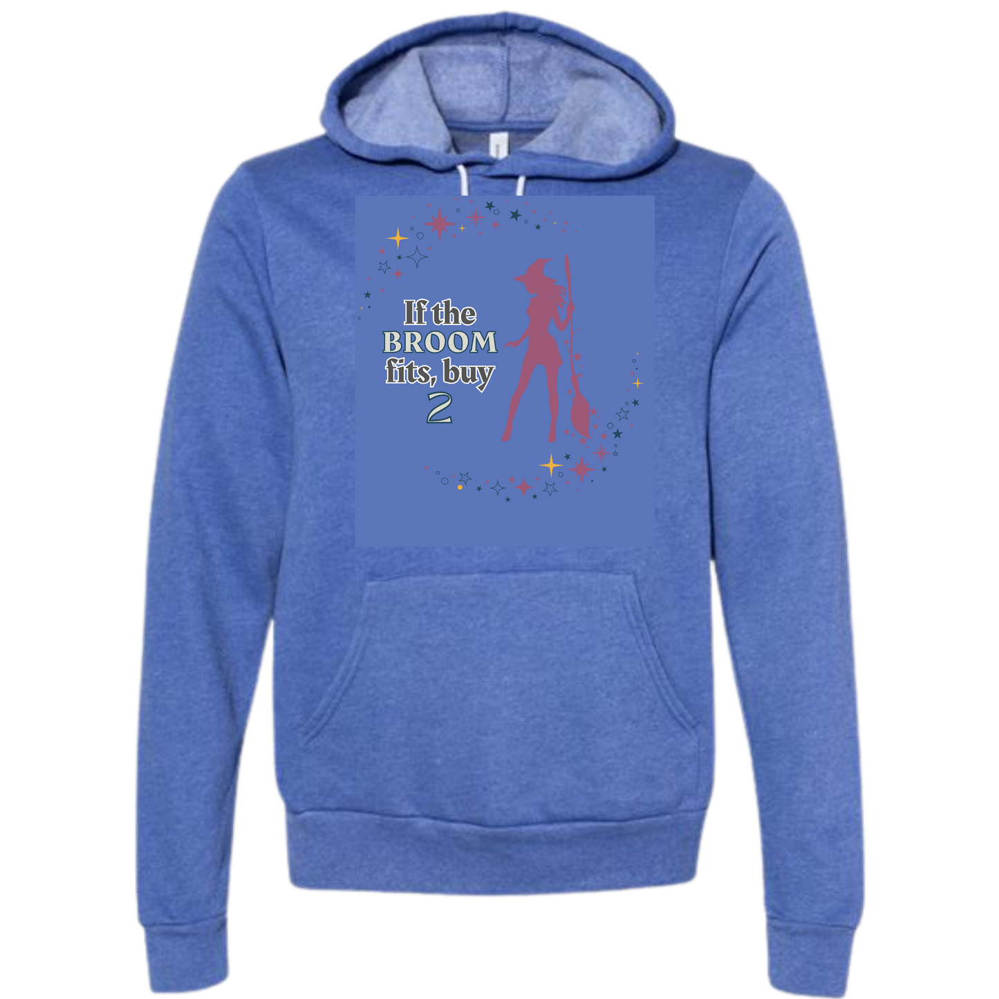 HP - If The Broom Fits - Sponge Fleece Hoodie - Blues, Purples
