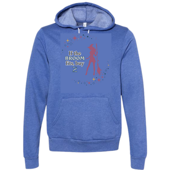 HP - If The Broom Fits - Sponge Fleece Hoodie - Blues, Purples
