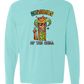 Guardian of The Chill - Comfort Colors - Heavyweight Long Sleeve Tee - Blues & Greens