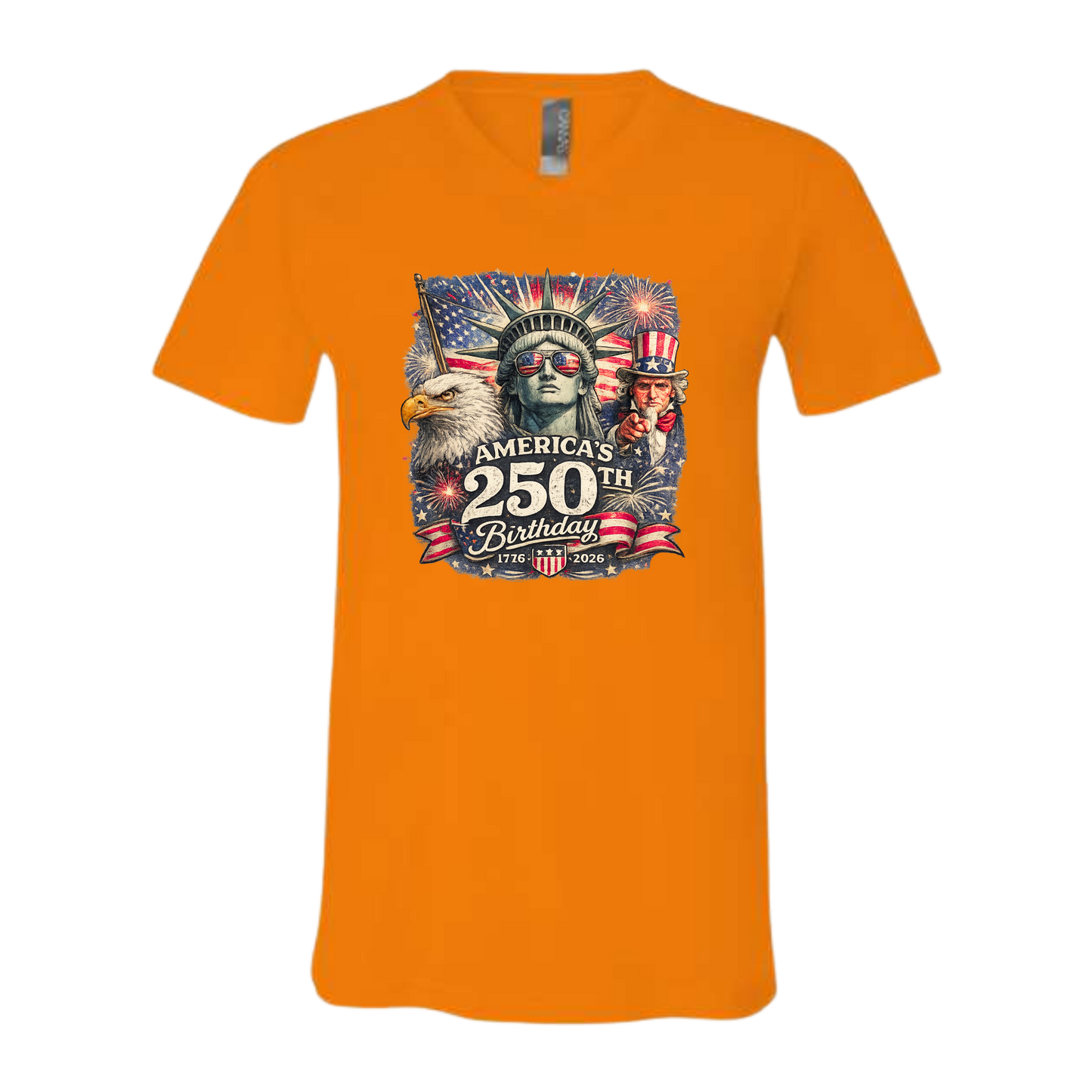 America's 250th Birthday - Bella+Canvas - Unisex V-Neck - Assorted Colors