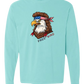Rockin Free Bird - Comfort Colors - Heavyweight Long Sleeve Tee - Blues & Greens