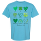 Galatians 5 - St Patrick's Day - Comfort Colors - Heavyweight Unisex Tee - Blues