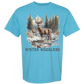 Winter Woodland - Comfort Colors - Heavyweight Unisex Tee - Blues