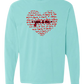 You & Me - Comfort Colors - Heavyweight Long Sleeve Tee - Blues & Greens